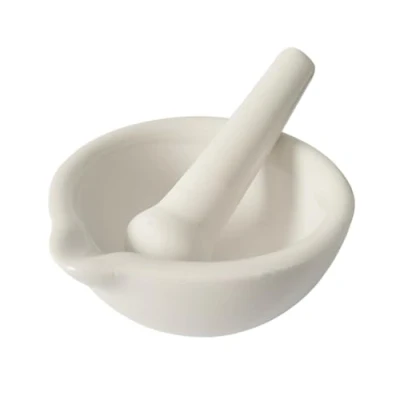 Abbildung von Keramik Mörser mit Stößel B Ware 10 cm Durchmesser 4,5 Höhe