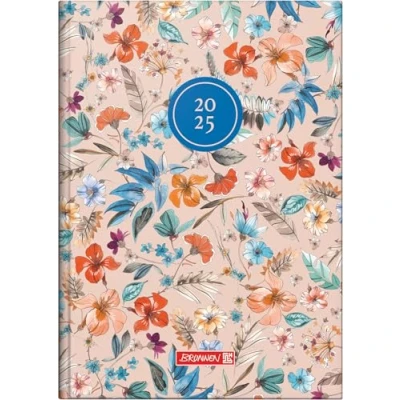 Abbildung von BRUNNEN Buchkalender Modell 795 (2025) „Botanical“, 1 Seite = Tag, A5, 352 Seiten, Grafik Einband, bunt