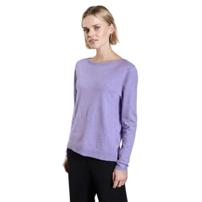 Abbildung von Street One Kuscheliger Strickpullover, Damen, Größe: 42, Lila