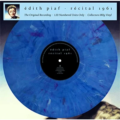 Abbildung von Édith Piaf Récital 1961 (The Original Recording) Limitiert und 1111 Stück nummeriert 180gr. marbled [ Limited Edition / colored Vinyl 180g Vinyl] [Vinyl LP]