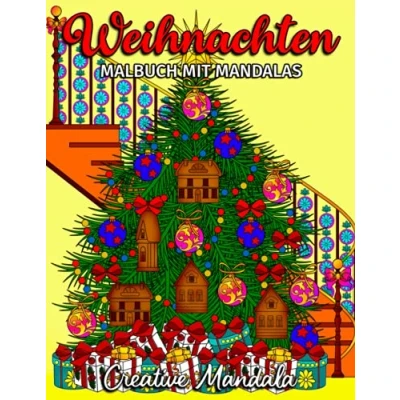 Abbildung von Weihnachten Malbuch mit Mandalas: Weihnachtsbuch Mandalas zum Ausmalen. für Erwachsene Anti Stress