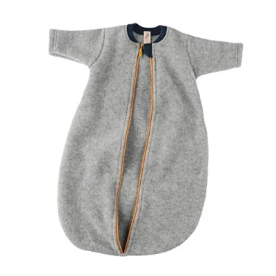 Abbildung von Engel Natur, Baby Fleece Schlafsack mit Armen, 100% Wolle (KbT) (50/56, Hellgrau Melange)