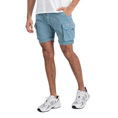 Abbildung von Alpha Industries Herren Crew Short Für Cargos, Greyblue, 30 EU