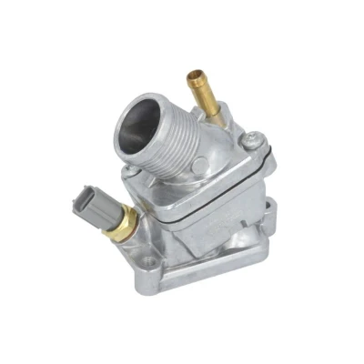 Abbildung von NRF 725223 Kühlwasserthermostat 90 mit Sensor, Dichtring Gehäuse VOLVO: V70 2, C30, V50