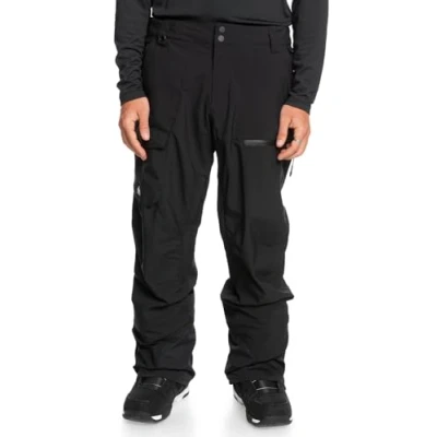 Abbildung von Quiksilver Utility Snowboardhosen, Herren, Größe: Large, True black