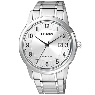Abbildung von Citizen Herren Analog Quarz Uhr mit Edelstahl Armband AW1231 58B