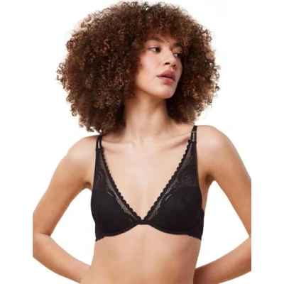 Abbildung von Triumph Hypnotic Spotlight Triangel BH, Damen, Größe: 80C, Black
