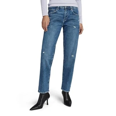 Abbildung von G Star KATE Boyfriend Jeans Relaxed Fit, Damen, Größe: 28x30, Antique faded orinoco blue destroyed