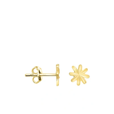 Abbildung von SOFIA MILANI Damen Ohrringe 925 Silber vergoldet/golden Stern Ohrstecker E1254