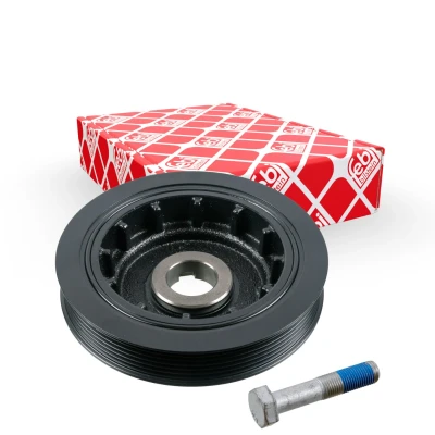 Abbildung von febi BILSTEIN 47164 Kurbelwellenriemenscheibe 6PK 158 5 mit Schraube Plus