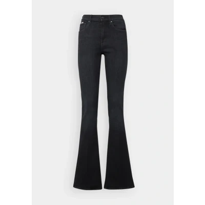 Abbildung von G STAR 3301 Flare Jeans Bootcut, Damen, Größe: 24x28, Worn in black vortex