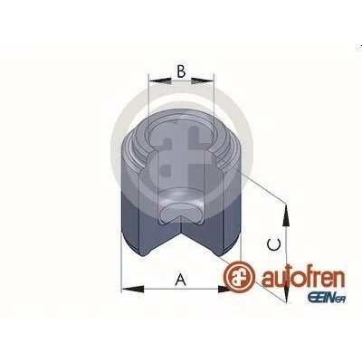 Abbildung von AUTOFREN SEINSA D025118 Kolben, Bremssattel 34 Vorderachse