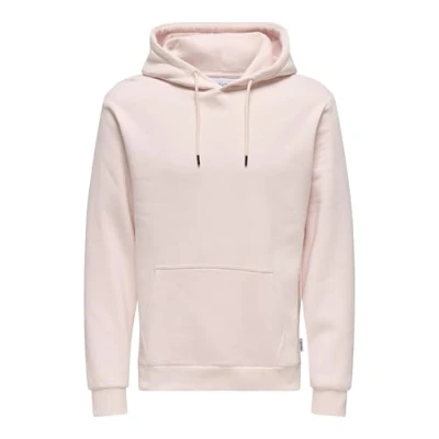 Abbildung von Only &amp; Sons Onsceres Kapuzenpullover, Herren, Größe: Small, Barely pink