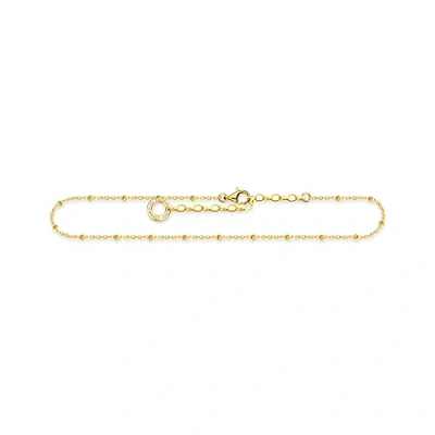 Abbildung von Thomas Sabo Damen Fußkette Dots 925 Sterlingsilber AK0028 413 39 L27V