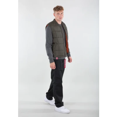 Abbildung von Alpha Industries LW Weste, Herren, Größe: Medium, Dark olive