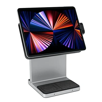 Abbildung von Kensington StudioDock iPad Pro Stand Verstellbare Tablet Halterung für 11 und Air 2020+ Magnetische Befestigung Schnelles Aufladen von iPhone AirPod, K34031WW