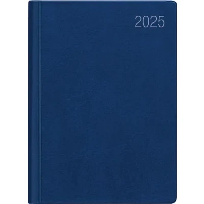 Abbildung von Zettler Taschenkalender 2025 blau, 10,2x14,2cm, Taschenplaner mit 192 Seiten im flexiblem Kunststoffeinband, 1 Woche auf 2 Seiten, Tages und Wochenzählung internationales Kalendarium