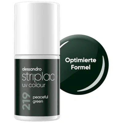 Abbildung von alessandro Striplac UV Colour Nagellack, Größe: 6.5 ml, Peaceful green