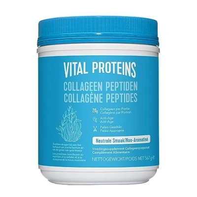Abbildung von Collagen Supplements, Vital Proteins Hydrolyzed Peptides Powder (Type I, III) Unflavored 567g Canister