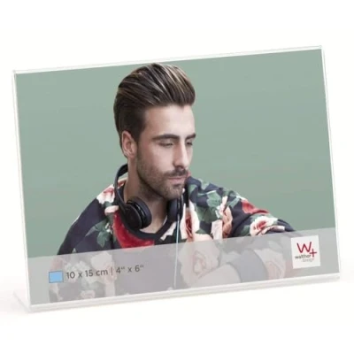 Abbildung von walther design Bilderrahmen 20 x 30 cm Kunstglas Querformat Portraitrahmen ASQ2030