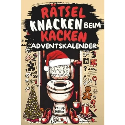 Abbildung von Rätsel knacken beim Kacken Adventskalender Das beliebte Geschenk für Männer und Frauen mit viel Humor