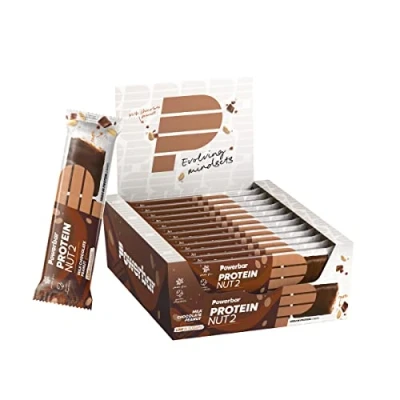 Abbildung von Powerbar Protein Nut2 Milk Chocolate Peanut 12x(2x22,5g) High Riegel zuckerarm