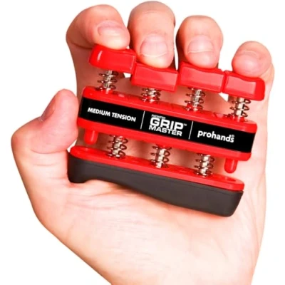 Abbildung von Pro Hands Fingertrainer Gripmaster medium, Red, 230x140