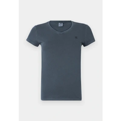Abbildung von G STAR Eyben SLIM Tshirt basic Osaka blue, Damen, Größe: XXS, blue