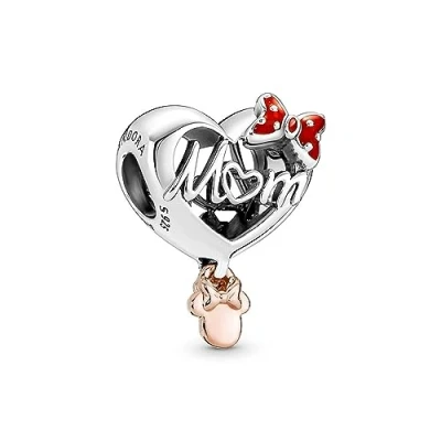 Abbildung von Pandora Disney Damen Charm Rot/Roségold/Silber 781142C01