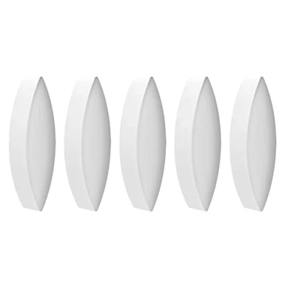 Abbildung von stonylab Magnetrührstange, 5 Pack 30 mm Laborrührstange PTFE beschichtete Rührstäbe Set Magnetische Weißer für Rührstäbe, Olivenform, PK