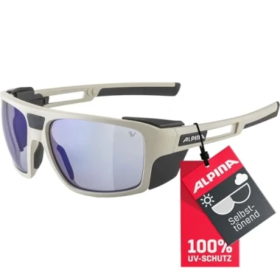 Abbildung von ALPINA SKYWALSH V Selbsttönende, Bruchfeste &amp; Beschlagfreie Sonnenbrille Mit 100% UV Schutz Für Erwachsene, cool Grey matt, One Size