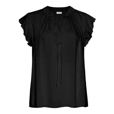 Abbildung von Lascana Patchy Bluse, Damen, Größe: 38, Schwarz