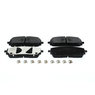 Abbildung von BOSCH 0 986 424 888 Bremsbelagsatz Low Metallic mit Anti Quietsch Blech, Montageanleitung Feder MERCEDES BENZ: A Class, B Class