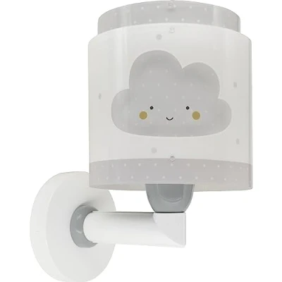 Abbildung von Dalber kinder Wandlampe, Kinderlampe Wandleuchte kinderzimmer Baby Dreams Wolke Grau, 76019E, E27