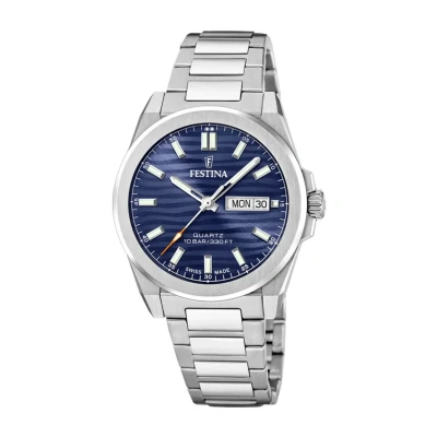 Abbildung von Festina Classics Swiss Uhr, Herren, Größe: One Size, Blue