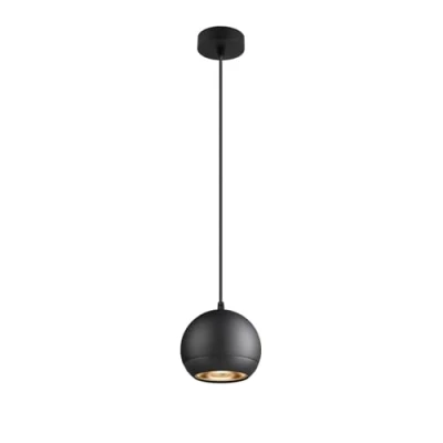 Abbildung von SLV Pendellampe Light Eye 150, schwarz, Ø 15 cm, Metall