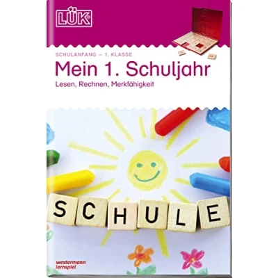 Abbildung von LÜK: Mein 1. Schuljahr: Lesen, Rechnen, Merkfähigkeit: Klasse Mathematik, Deutsch, Konzentration Schuljahr (Doppelband) (LÜK Übungshefte: Schulanfang)