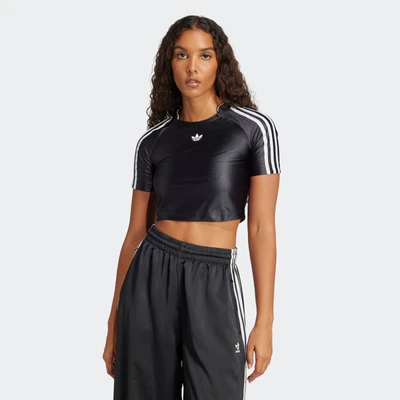 Abbildung von adidas Originals Adicolor Teamgeist TEE Tshirt print, Damen, Größe: 34/36, Black