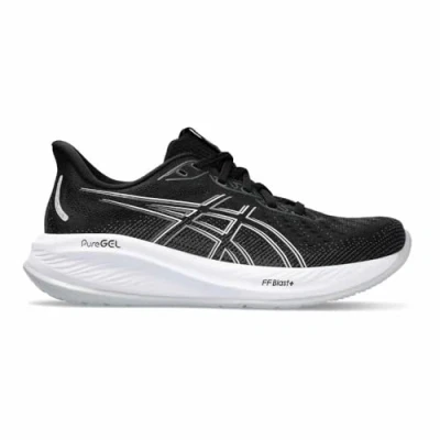 Abbildung von Asics Gelcumulus 26 Laufschuh Neutral, Damen, Größe: 39, Black concrete Schuhe