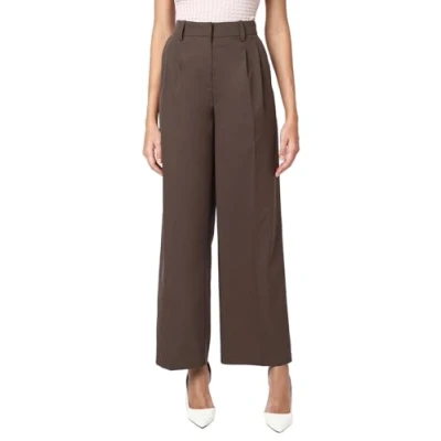 Abbildung von VERO MODA Damen Vmnila Mw Loose Dad Pant Noos Stoffhose, Chocolate Brown, 34W x 32L