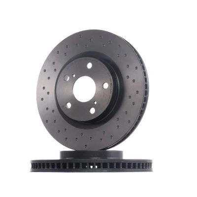 Abbildung von BREMBO 09.A417.1X Bremsscheibe 296 28 5 gelocht/innenbel. beschichtet hochgekohlt TOYOTA: RAV4 III Off Road, IV Auris Hatchback