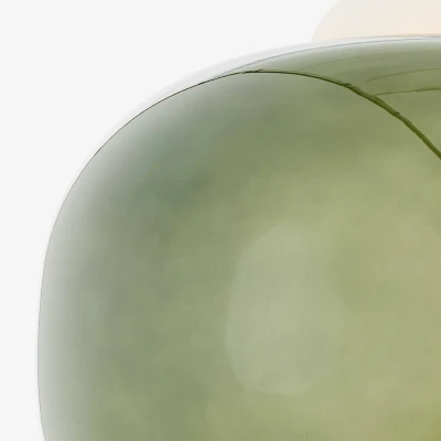 Abbildung von Hängelampe Blop aus Glas, grün
