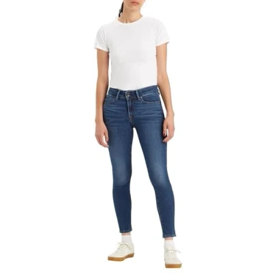 Abbildung von Levi&#039;s 711 Skinny Jeans Fit, Damen, Größe: 24x28, Blue wave dark