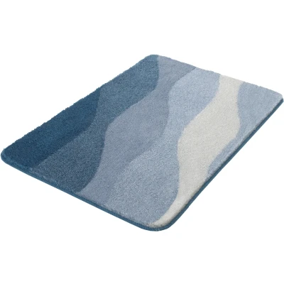 Abbildung von Kleine Wolke Badteppich Malena, Farbe: Iceblue, Material: 100% Polyacryl, Größe: 70x120 cm