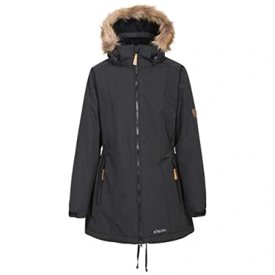 Abbildung von Trespass Celebrity, Golden Brown, M, Warme Wasserdichte Jacke mit abnehmbarer Kapuze für Damen, Braun, Medium