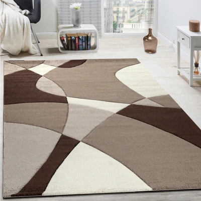 Abbildung von Paco Home Läufer »Diamond 664«, rechteckig, 18 mm Höhe, Teppich Läufer, Kurzflor, 3D Design, modernes geometrisches Muster