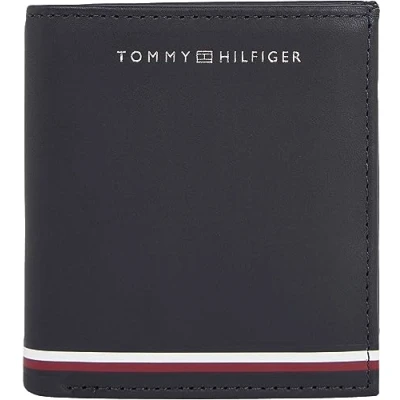 Abbildung von Tommy Hilfiger Herren Portemonnaie Smooth Trifold mit Münzfach, Blau (Space Blue), Onesize
