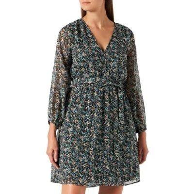 Abbildung von ONLY Damen Onlcera 3/4 Short Dress Wvn Noos Kleid, Balsam Green/Aop:fall Ditsy, S
