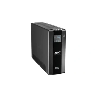 Abbildung von APC by Schneider Electric Back UPS PRO BR1300MI 1300VA Leistung MI modell (8 IEC Outlets, Kaltgeräte Ausgänge, LCD interface, 1GB Dataline protection)