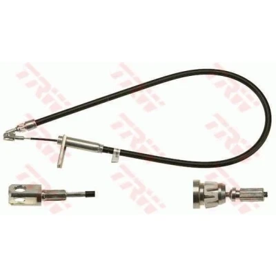 Abbildung von TRW GCH2597 Handbremsseil 900, 783 Scheibenbremse MERCEDES BENZ: C Class Saloon, Coupe, T modell